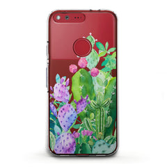 Lex Altern TPU Silicone Google Pixel Case Cacti Bloom