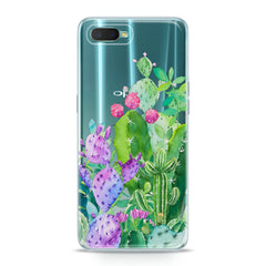 Lex Altern TPU Silicone Oppo Case Cacti Bloom