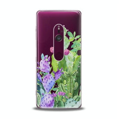 Lex Altern TPU Silicone Sony Xperia Case Cacti Bloom