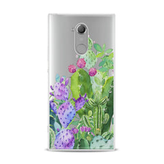 Lex Altern TPU Silicone Sony Xperia Case Cacti Bloom