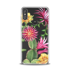 Lex Altern TPU Silicone Motorola Case Cacti Flowers