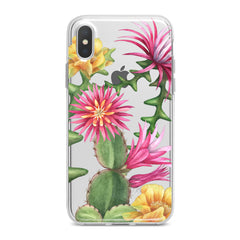 Lex Altern TPU Silicone Phone Case Cacti Flowers