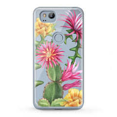 Lex Altern TPU Silicone Google Pixel Case Cacti Flowers