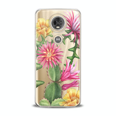 Lex Altern TPU Silicone Motorola Case Cacti Flowers