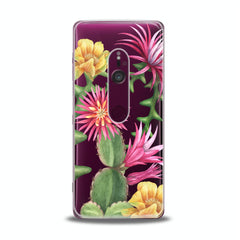 Lex Altern TPU Silicone Sony Xperia Case Cacti Flowers