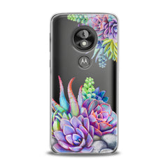 Lex Altern Violet Succulent Motorola Case