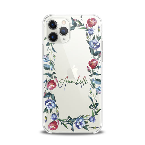 Lex Altern TPU Silicone iPhone Case Floral Hoop