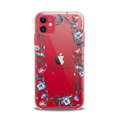 Lex Altern TPU Silicone iPhone Case Floral Hoop