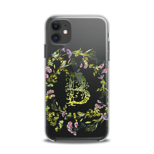 Lex Altern TPU Silicone iPhone Case Green Wildflowers