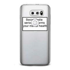 Lex Altern TPU Silicone LG Case Social Media Quote