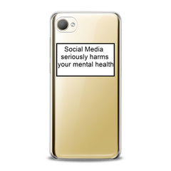 Lex Altern TPU Silicone HTC Case Social Media Quote