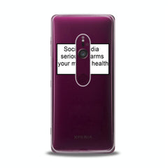 Lex Altern TPU Silicone Sony Xperia Case Social Media Quote