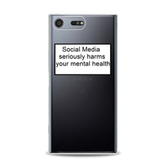 Lex Altern Social Media Quote Sony Xperia Case