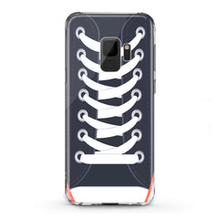 Lex Altern TPU Silicone Samsung Galaxy Case White Shoelaces