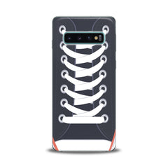 Lex Altern TPU Silicone Samsung Galaxy Case White Shoelaces