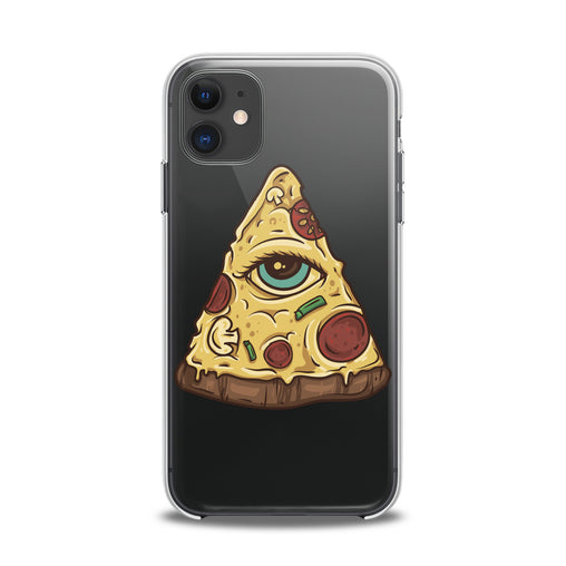 Lex Altern TPU Silicone iPhone Case Eye Pizza