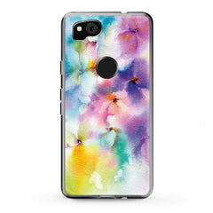 Lex Altern TPU Silicone Google Pixel Case Watercolor Flowers Cute