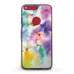 Lex Altern TPU Silicone Google Pixel Case Watercolor Flowers Cute