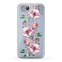 Lex Altern TPU Silicone Google Pixel Case Pink Tea Roses