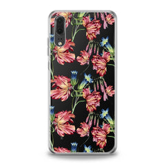 Lex Altern TPU Silicone Huawei Honor Case Red Peonies Art