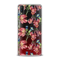 Lex Altern TPU Silicone VIVO Case Red Peonies Art