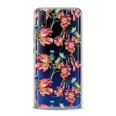 Lex Altern TPU Silicone VIVO Case Red Peonies Art