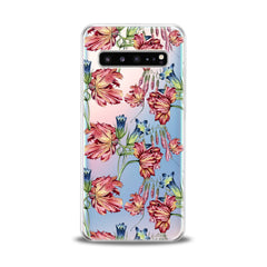 Lex Altern Red Peonies Art Samsung Galaxy Case