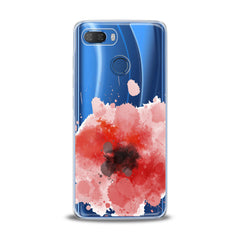 Lex Altern TPU Silicone Lenovo Case Red Watercolor Poppy