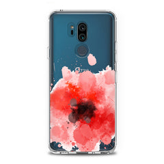 Lex Altern TPU Silicone LG Case Red Watercolor Poppy