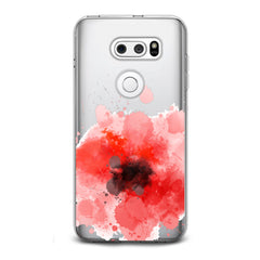 Lex Altern TPU Silicone LG Case Red Watercolor Poppy