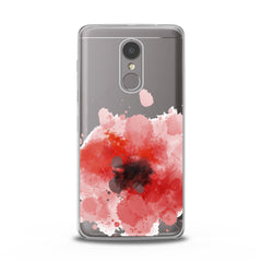 Lex Altern Red Watercolor Poppy Lenovo Case