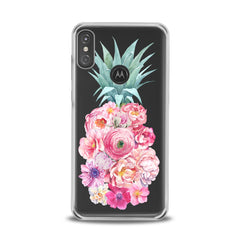 Lex Altern TPU Silicone Motorola Case Floral Pineapple