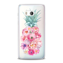 Lex Altern TPU Silicone HTC Case Floral Pineapple