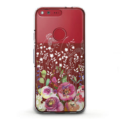 Lex Altern TPU Silicone Google Pixel Case Garden Flowers