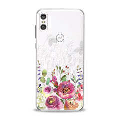 Lex Altern TPU Silicone Motorola Case Garden Flowers