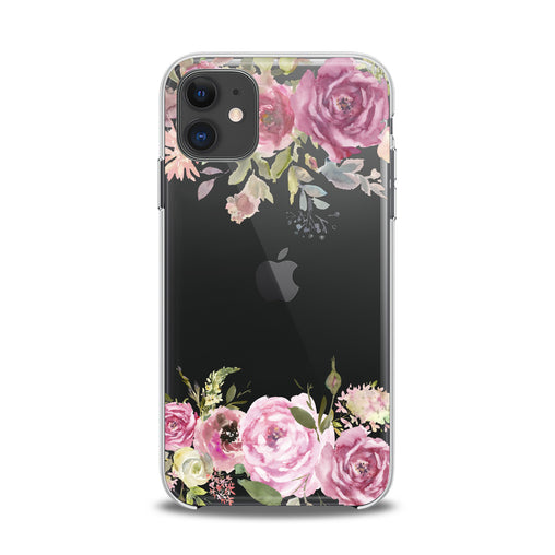 Lex Altern TPU Silicone iPhone Case Watercolor Pink Roses