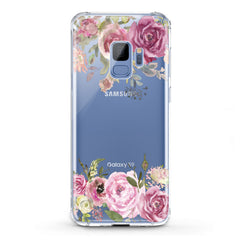 Lex Altern TPU Silicone Samsung Galaxy Case Watercolor Pink Roses