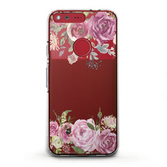 Lex Altern TPU Silicone Google Pixel Case Watercolor Pink Roses