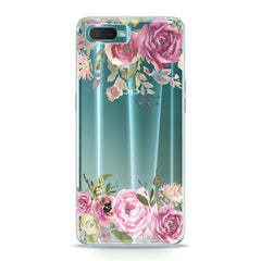 Lex Altern TPU Silicone Oppo Case Watercolor Pink Roses