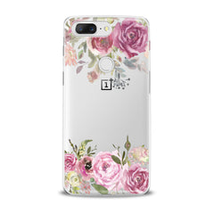 Lex Altern TPU Silicone OnePlus Case Watercolor Pink Roses