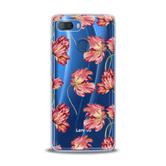 Lex Altern TPU Silicone Lenovo Case Peonies Pattern