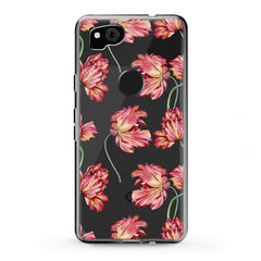 Lex Altern Google Pixel Case Peonies Pattern