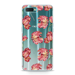 Lex Altern TPU Silicone Oppo Case Peonies Pattern