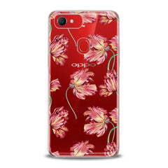 Lex Altern TPU Silicone Oppo Case Peonies Pattern