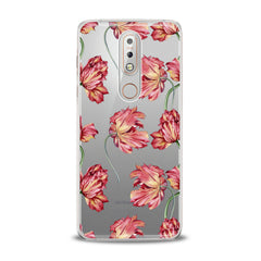 Lex Altern TPU Silicone Nokia Case Peonies Pattern