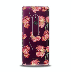 Lex Altern TPU Silicone Sony Xperia Case Peonies Pattern