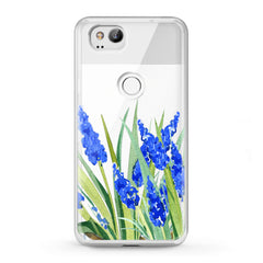 Lex Altern TPU Silicone Google Pixel Case Blue Lupines Bloom