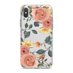 Lex Altern TPU Silicone Phone Case Gentle Orange Roses