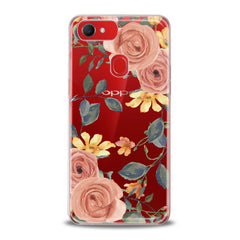 Lex Altern TPU Silicone Oppo Case Gentle Orange Roses