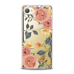 Lex Altern TPU Silicone HTC Case Gentle Orange Roses